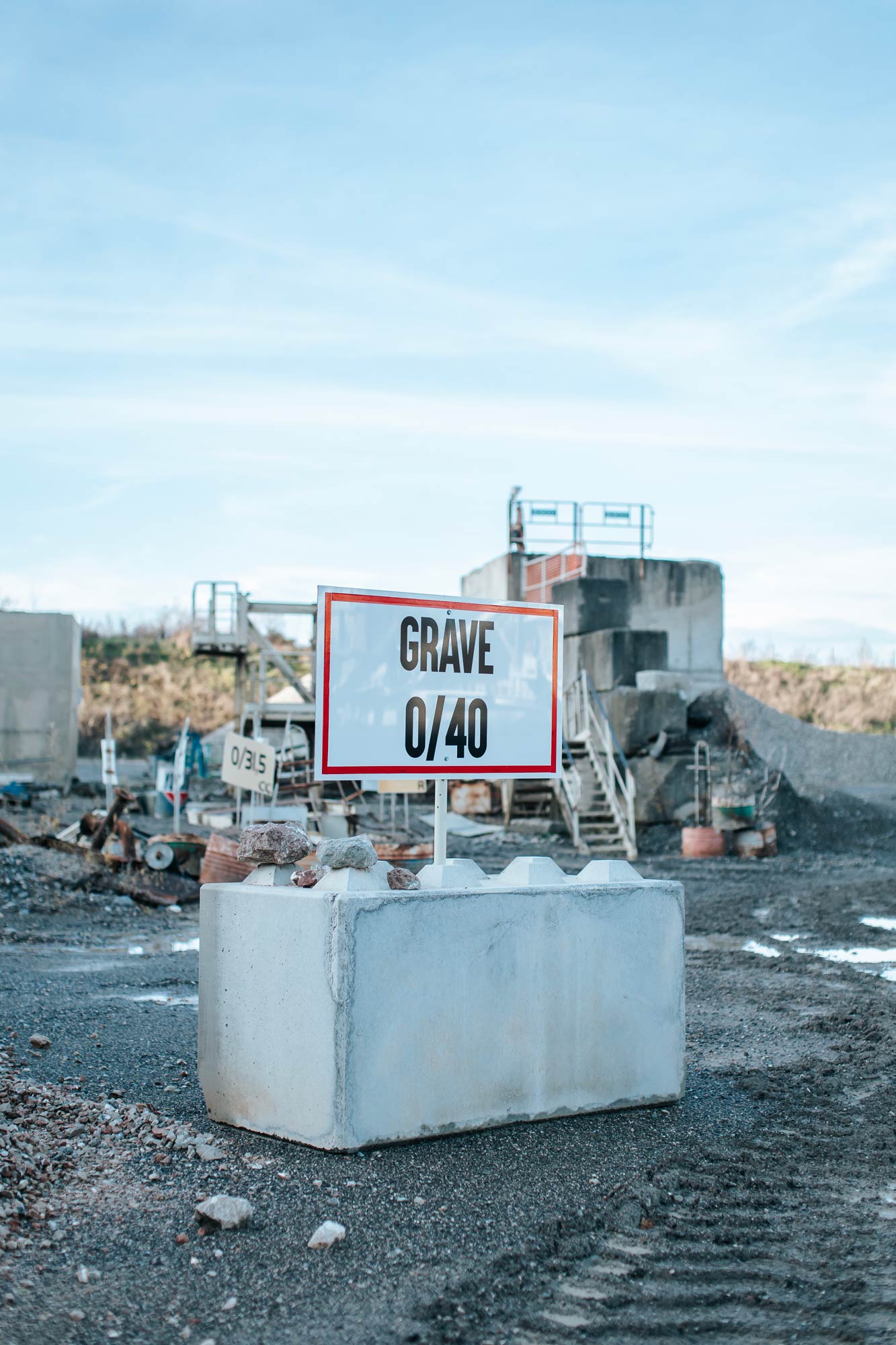 Extraction de gravier à Thonon-les-Bains 0/40